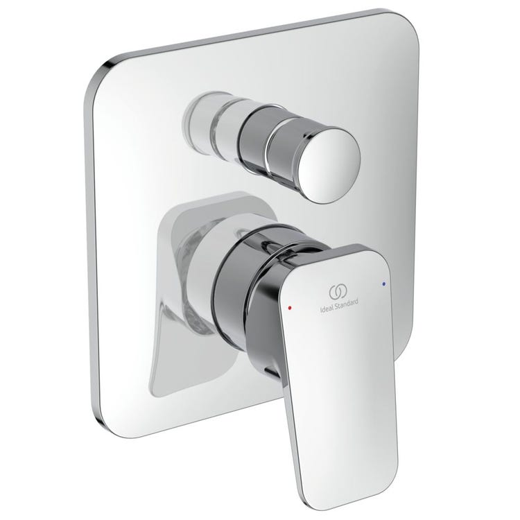 Ideal Standard Einhandmischer für Einbauwanne/Dusche, Chromoberfläche CERAPLAN BD280AA