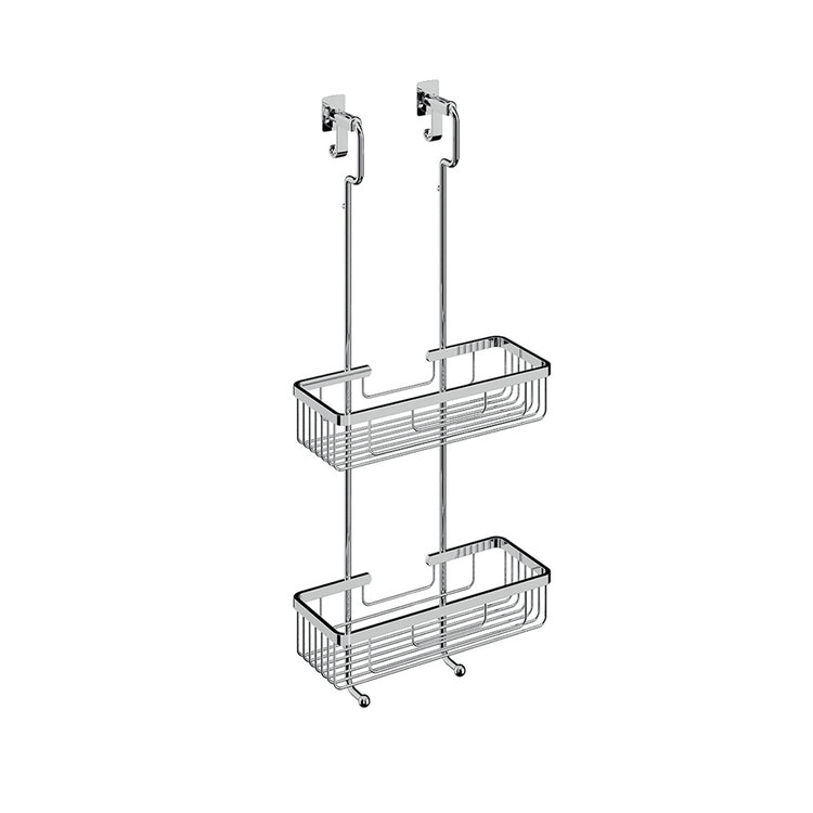 Inda Doppelhängekorb, mit Kleiderhaken, Chromfinish AV0340CR