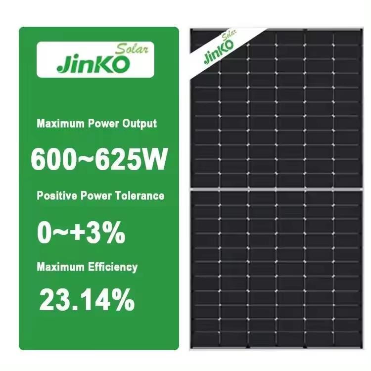 JINKO 605W Bifacial Silver Frame | JKM605N-78HL4-BDV-F4