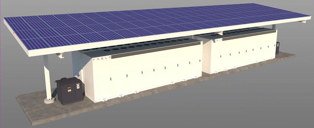 Tesla Megapack 2 – 3,854 MWh LFP Utility Energiespeicher