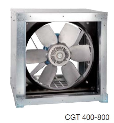 Soler & Palau CGT/2-400-6/-2,2 – Axialventilator, schallgedämmt, Ø 400 mm, 2,2 kW