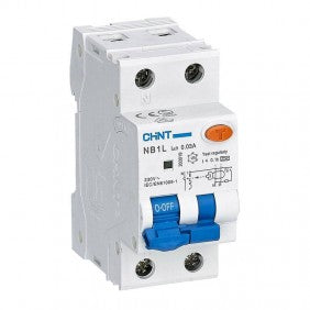 Chint NB1L2 Fehlerstrom- und Leitungsschutzschalter 16 A 1P+N 6 kA 30 mA AC