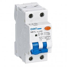 Chint NB1L2 Fehlerstrom- und Leitungsschutzschalter 25 A 1P+N 6 kA 30 mA Typ A