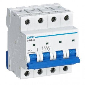 Chint NB1–63 Leitungsschutzschalter 4P 25 A 6 kA C
