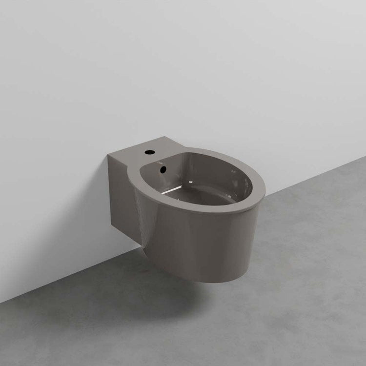 Cielo Hängendes Bidet einloch, Farbe Maulwurf I CATINI CABSTP