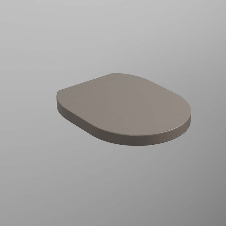 Cielo Himmel Rauchabzugabdeckung aus duroplastischem Material mit langsam schließendem Absenken und Schnelllöse-Scharnieren, Farbe Sandstein, matte Oberfläche OTIS CPVOTTFAN