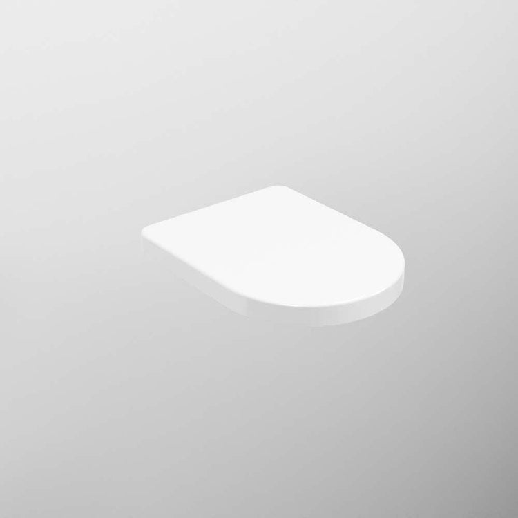 Cielo Topfdeckel aus duroplastischem Material mit langsam schließendem Mechanismus und Schnellverschlussscharnieren, Weiß, glänzende Oberfläche SMILE CPVSMF