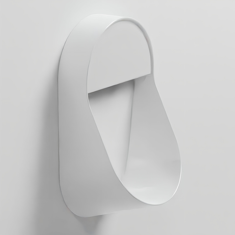 Cielo Hängendes Urinal, Weiß, glänzende Oberfläche ERA EROR
