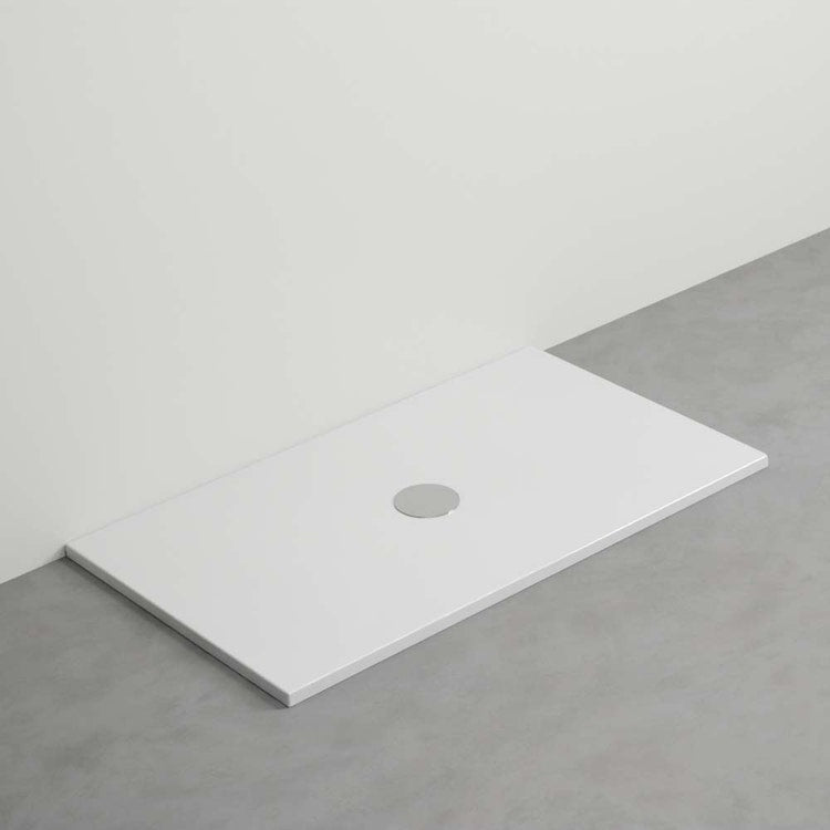 Cielo Rechteckige Duschwanne L. 140 B.80 cm, Weiß glänzende Oberfläche INFINITO NEW PD3N80140