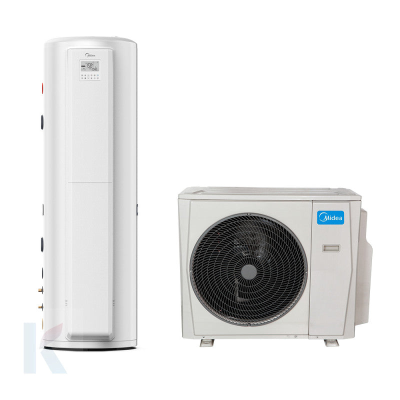 Solarics Midea M3OA-18HFN8-Q + Plsx-100(30)/DN8-A – CirQH Multisplit Split Wärmepumpe mit 100L Speicher