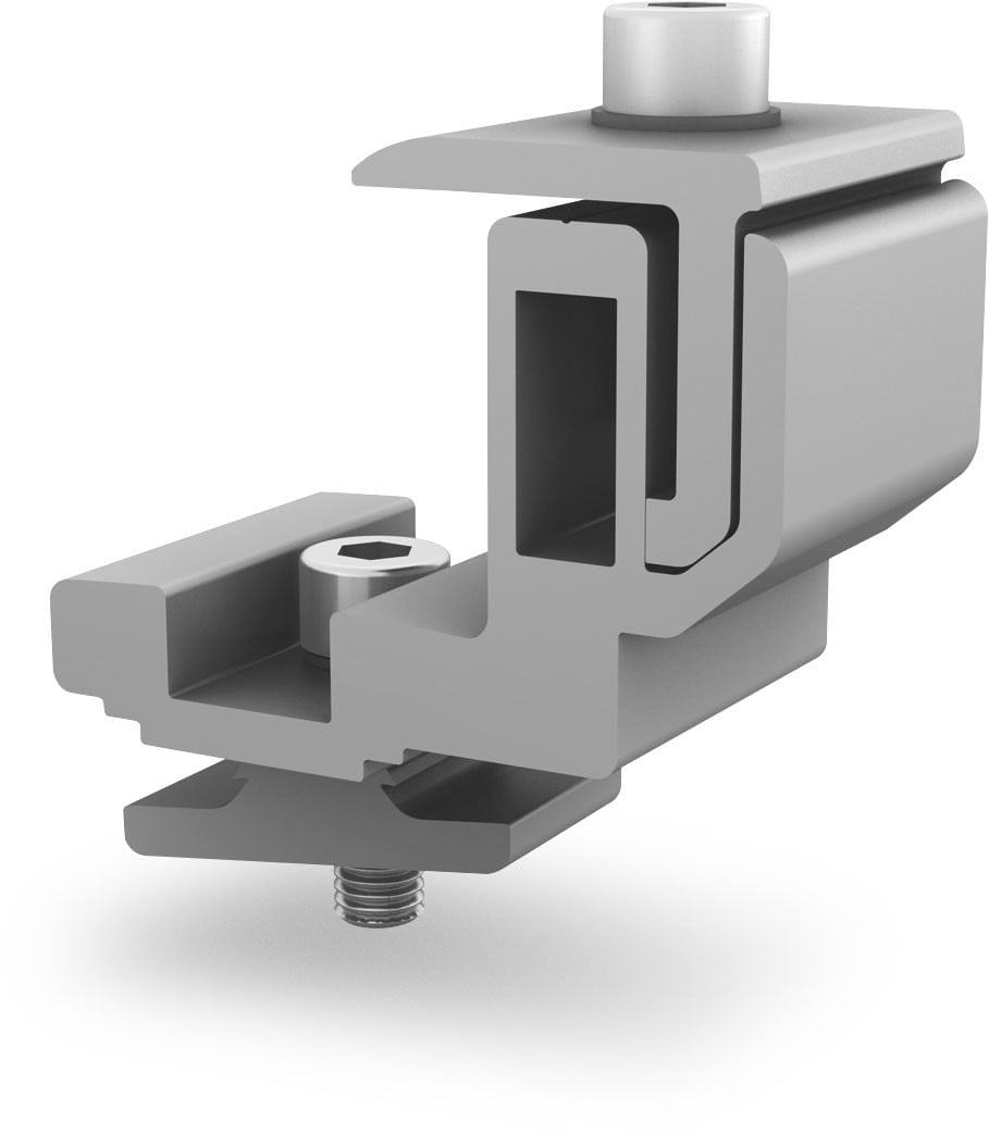 K2 Systems Dome FlexClamp Set für Rahmen 34–50 mm