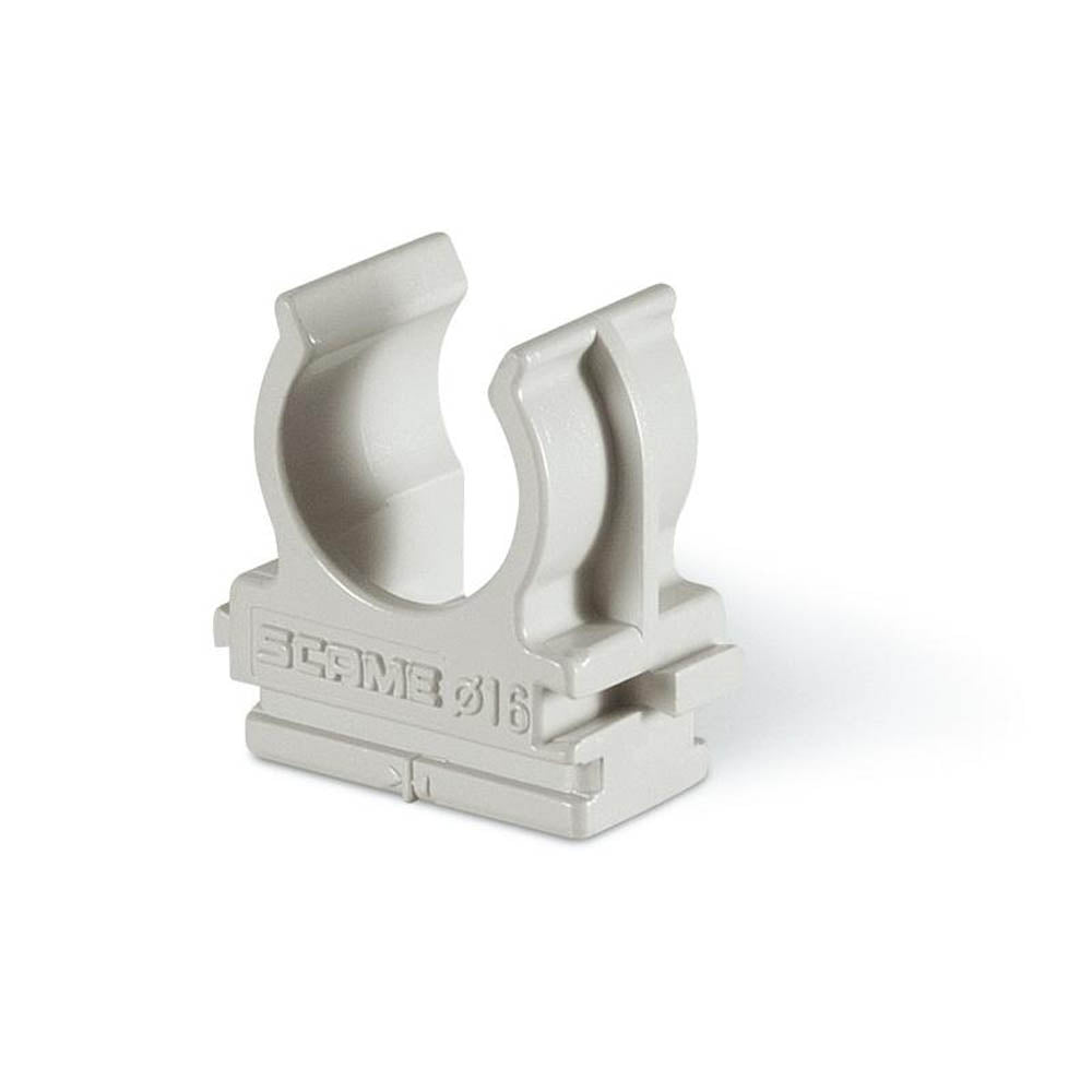 Scame Rohrbefestigungsschelle 20 mm, grau