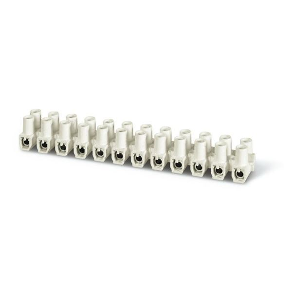 Scame T85 Lüsterklemmleiste 4 mm², weiß