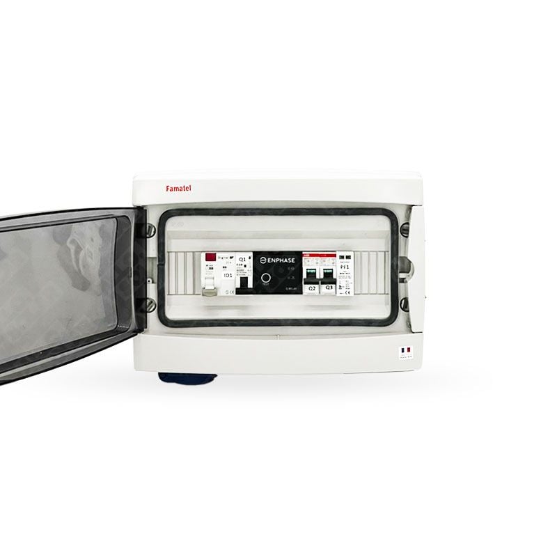 Technideal AC-Verteilerkasten 3kW - 20A - mit vorverkabeltem Q-Relais