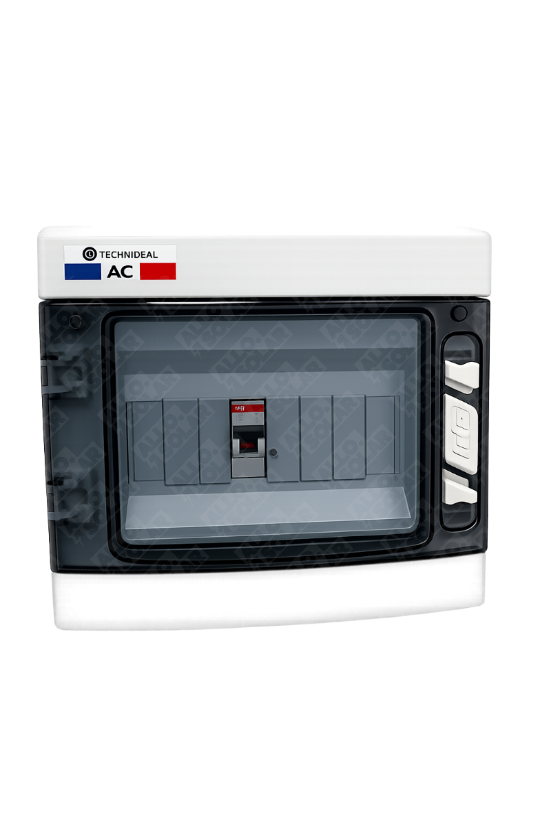 Technideal AC-Verteilerkasten 6KVA - 32A - für CONSUEL NFC15-100