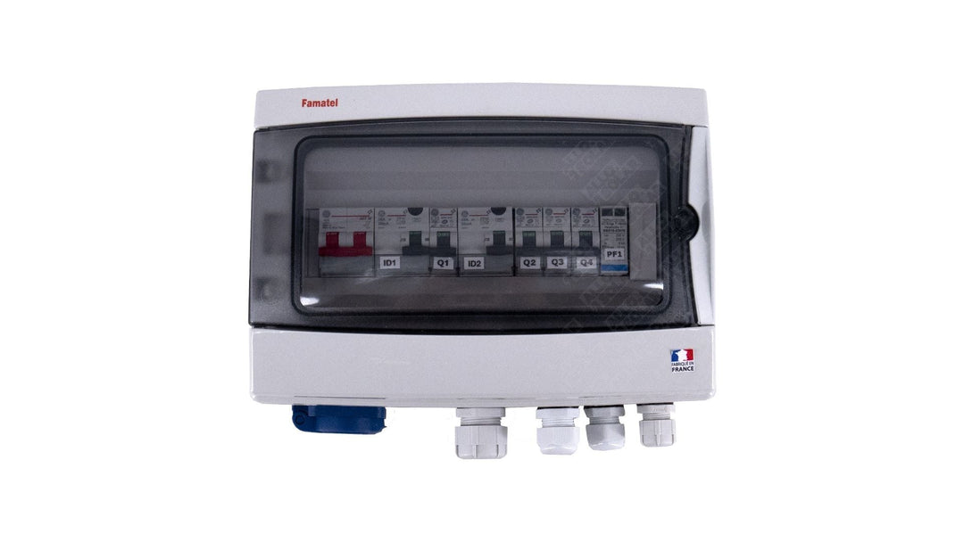 Technideal AC-Verteilerkasten 8kW 40A 300mA - Für 2 Wechselrichter 4kW