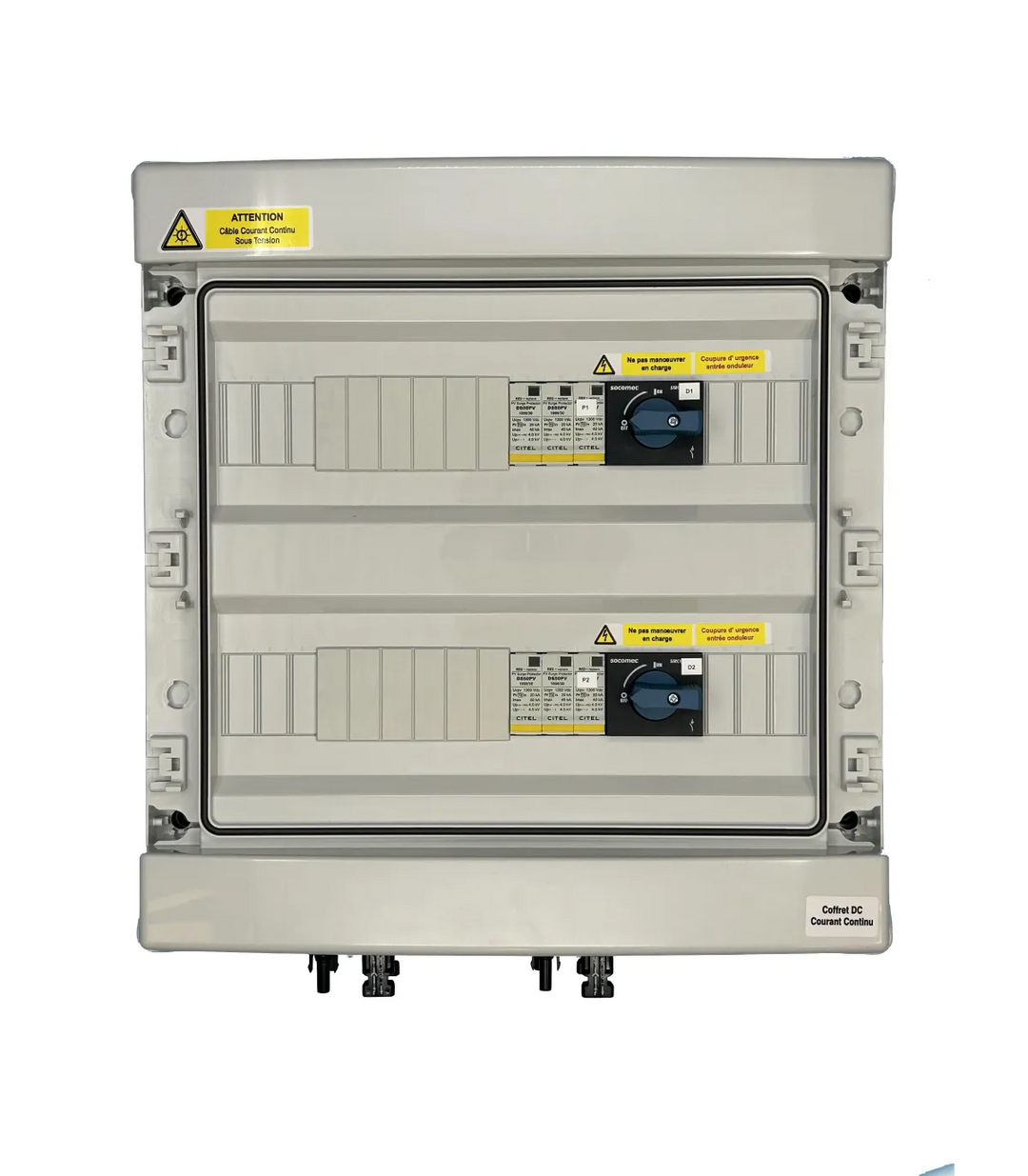 DC-Schaltkasten 1000V 2X40A 2TRACKEURS - 2STRINGS