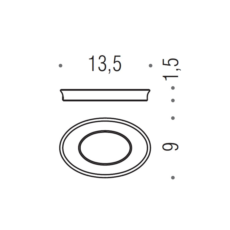 Colombo Design Ersatz Seifenschale RICAMBIO B24510-VAN
