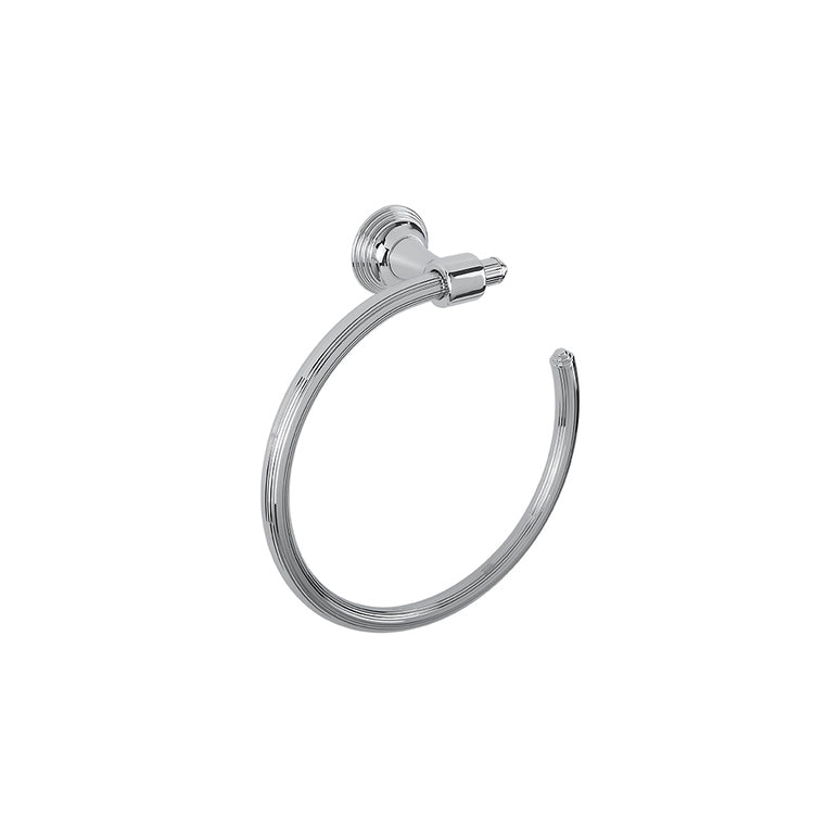 Colombo Design Handtuchhalter mit umkehrbarem Ring, antike Messingoberfläche HERMITAGE B33310OA