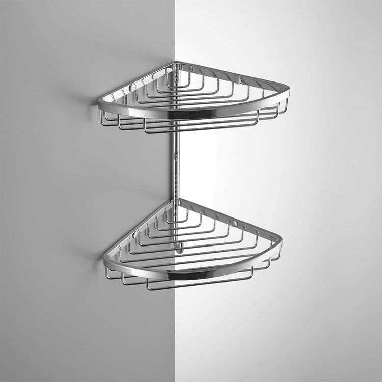 Colombo Design Doppelwinkel mit Haken, Chromoberfläche B96040CR