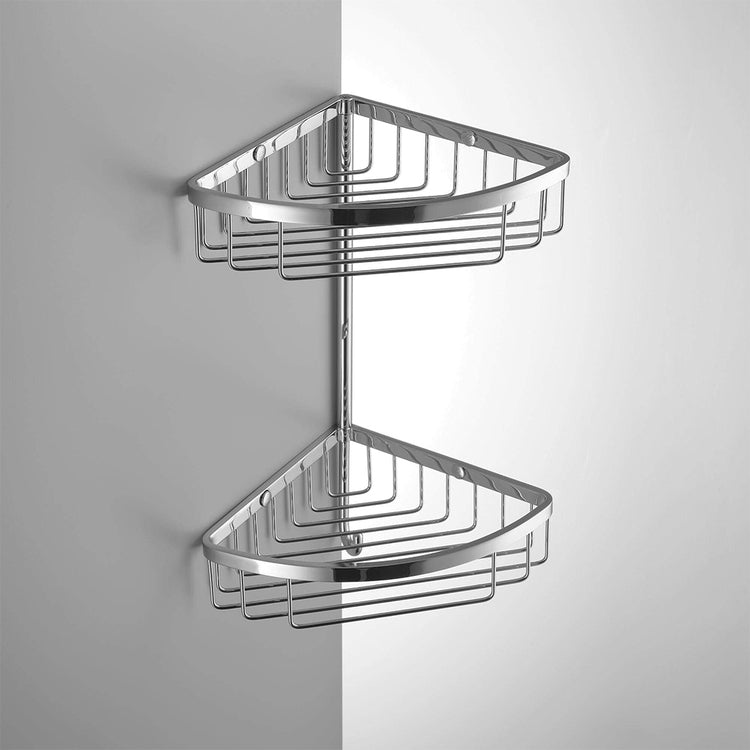 Colombo Design Doppelwinkel mit Haken, Chromoberfläche B96170CR
