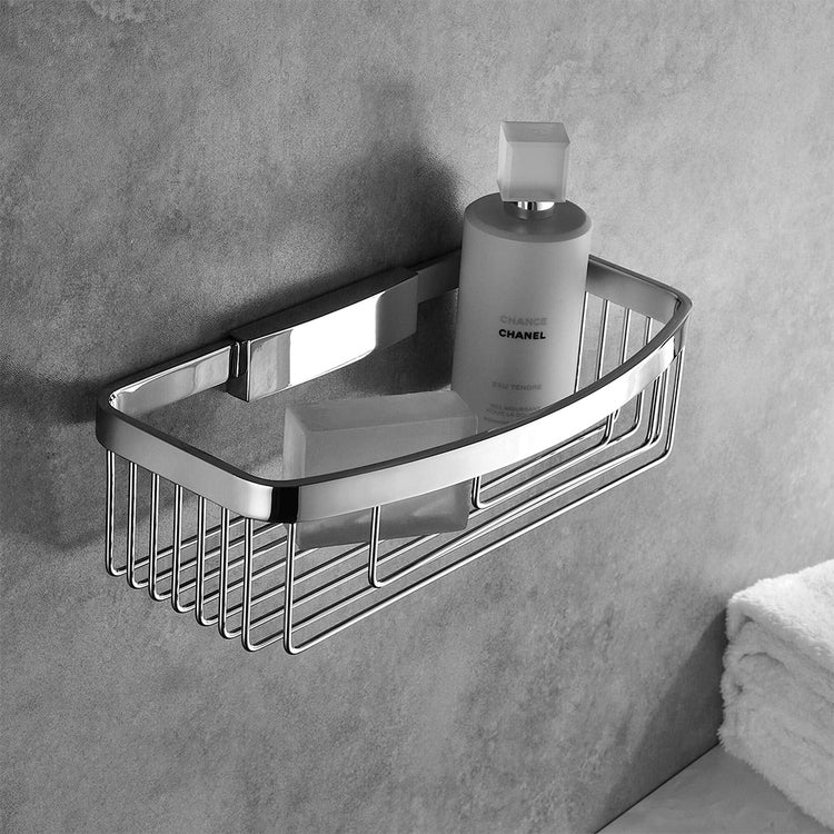 Colombo Design Eckiger abnehmbarer Duschboxgriff, Chromoberfläche B96460CR