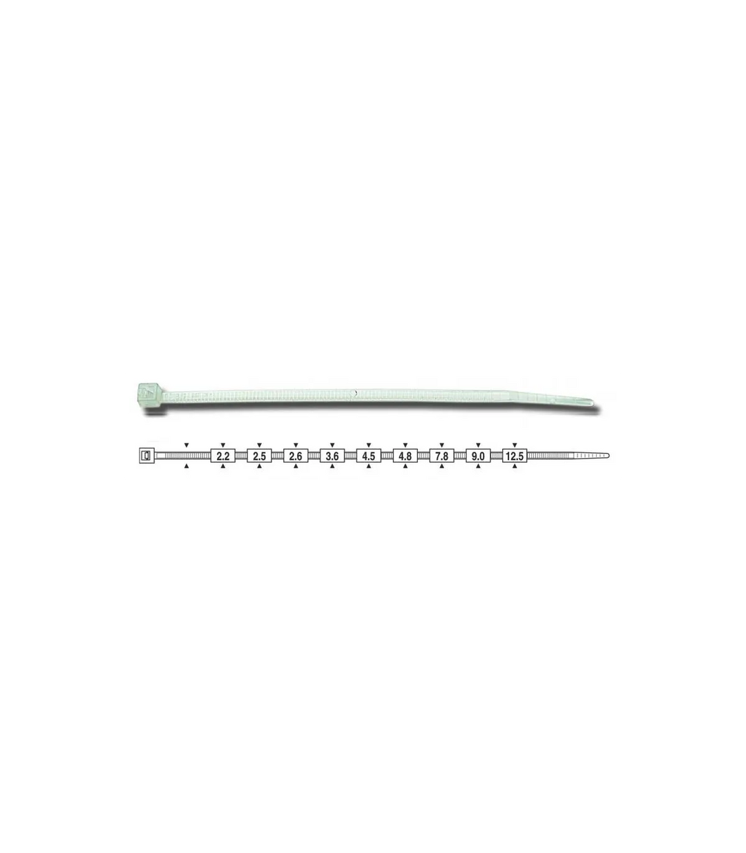 Colson Weiß 296 sachet de 100
