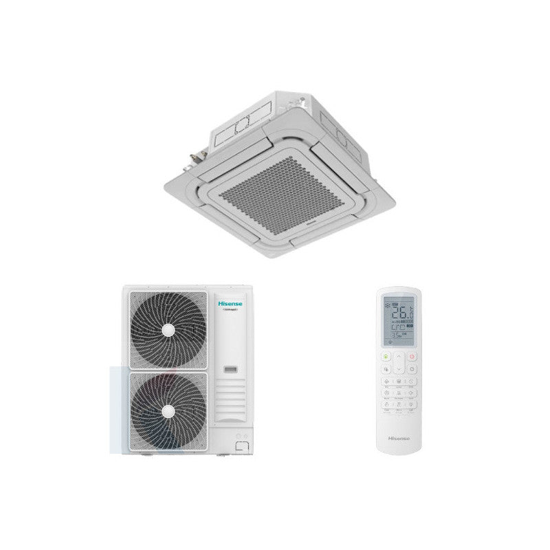 Solarics Hisense AUC175UR4RKC8 / AUW175U6RW8 – Commercial Monosplit Klimaanlage Cassette Series 1x1 Turbo Inverter