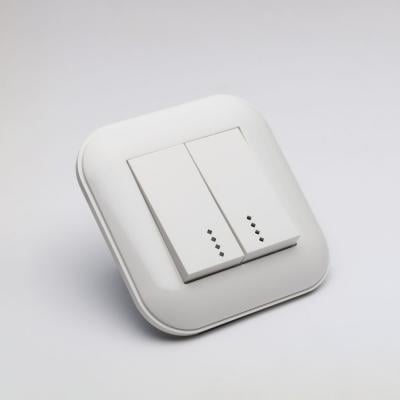 Ovivo Loft Serienschalter mit LED, weiß