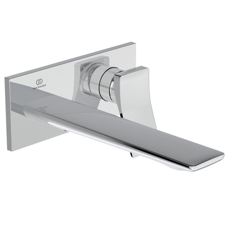 Ideal Standard Einhebel-Waschtischarmatur T. 23 cm für Wandmontage, Chromoberfläche CONCA A7372AA