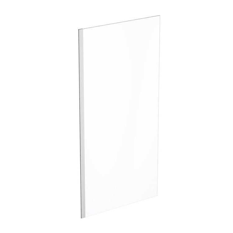 Ideal Standard Duschkabine Walk-In L. 97,7 H. 195 T. 1,4 cm, zur Eck- oder Wandmittenmontage, transparentes Einscheibensicherheitsglas, glänzende Ausführung CONNECT K9378EO