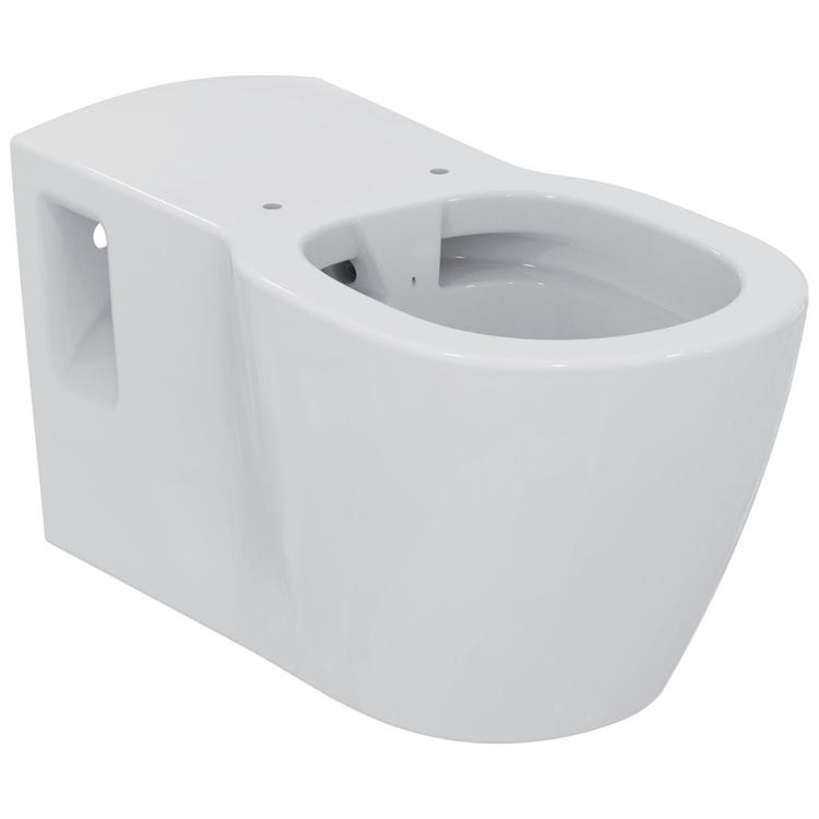 Ideal Standard Wandhängendes WC T. 70 cm, ohne Anschlussflansch und ohne Sitz, Weiß, glänzende Ausführung CONNECT FREEDOM E819401