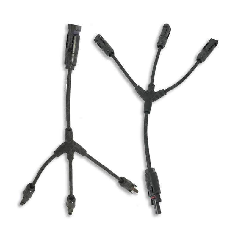 Solarics MC4 TRIPLE Steckverbinder männlich und weiblich