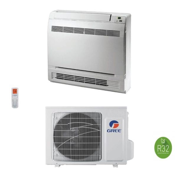 Gree Klimaanlage Bodenkonsole Mono Split 12000 BTU Inverter R-32 WLAN CONSOLE12-NEW