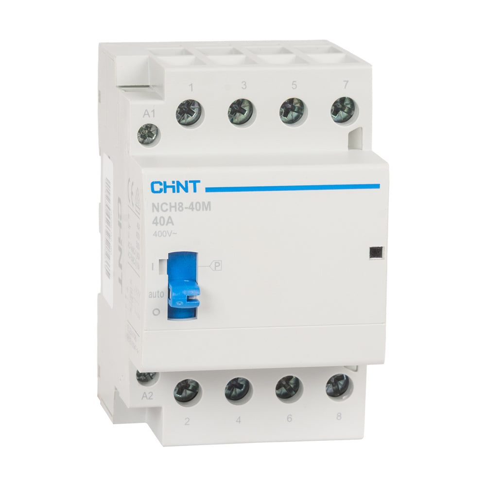 Chint Installationsschütz 40 A, 4 Schließer, 220–240 V, 3 TE