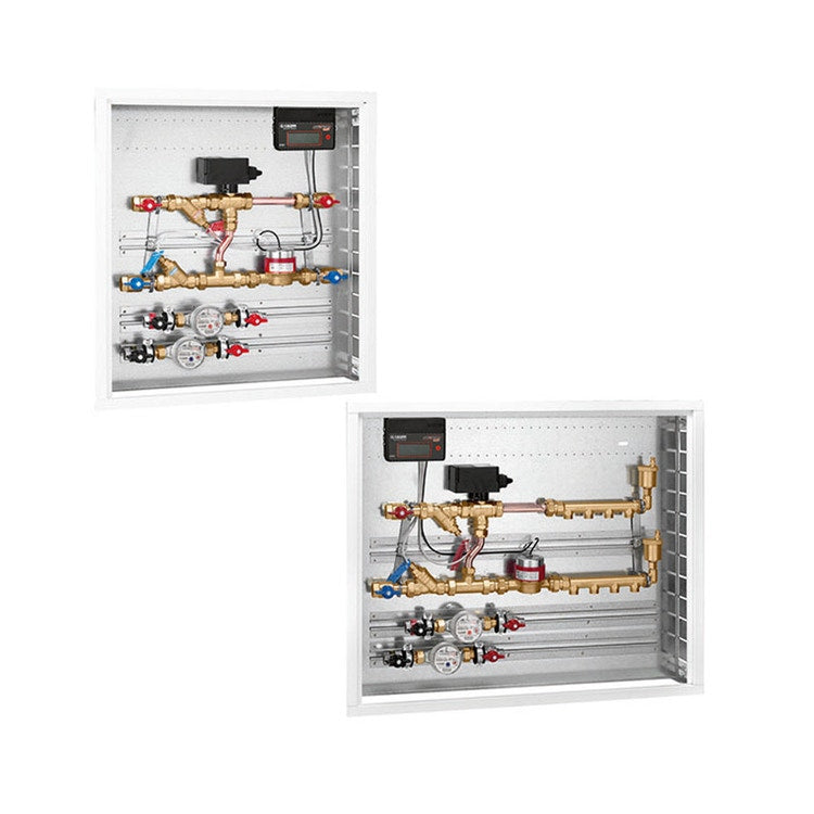 Caleffi Dreifach-Benutzermodul, 8 Abgänge, mit Anschluss 1" und mit abgeleiteten Anschlüssen 23 p. 1,5 CONTECA 79662H