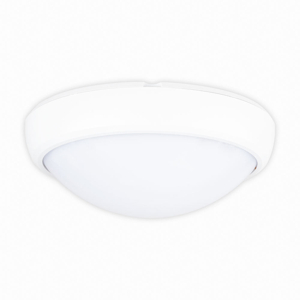 Novelite LED-Ovalleuchte, weiß, 12 W, 6400 K, IP65, opaler Diffusor