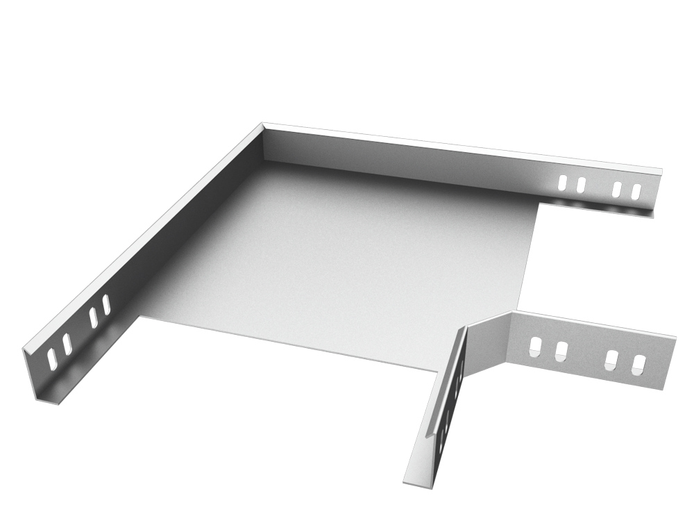 Novelite Bogen 90° horizontal für Metall-Kabelrinne 200x60 mm