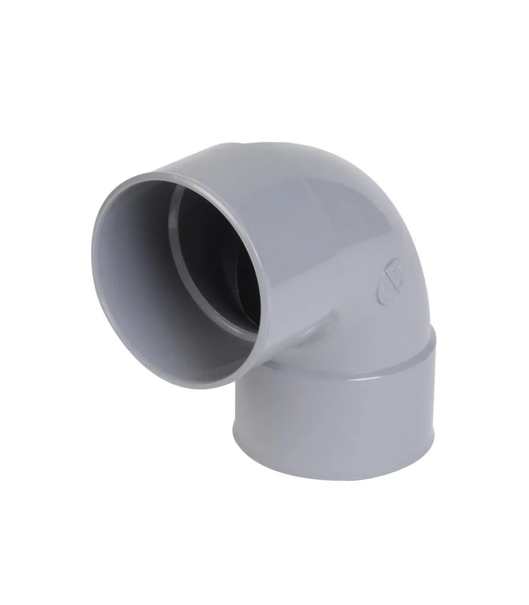 Bogen 90 PVC FF D32MM Grau