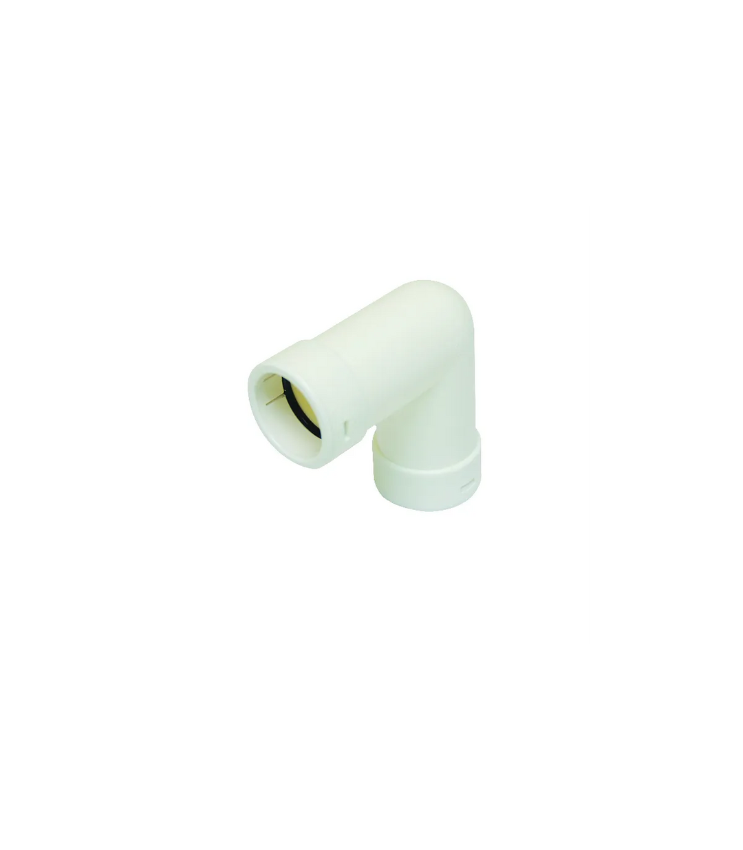Bogen à 90° p/pvc blc Ø20mm
