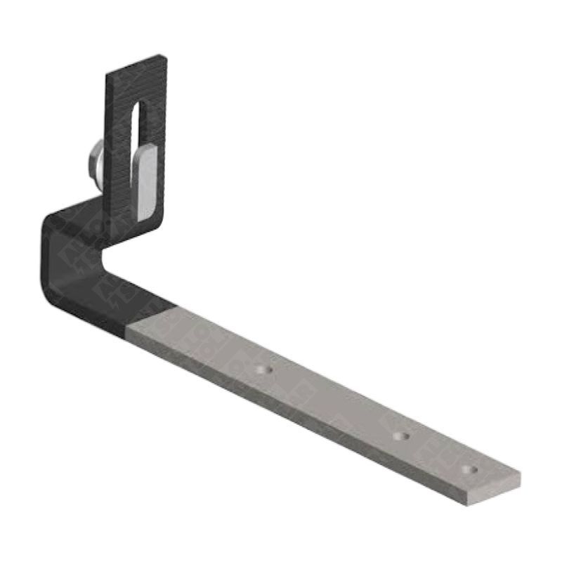 ISY-PV Schieferhaken - Mit T-Schraube - Schwarze Oberfläche