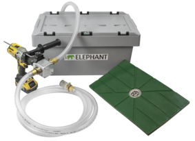 ZUWA Absaug-Set ELEPHANT mit Flachsaugmatte mit Impellerpumpe UNISTAR 2001-B -Art. 1101511