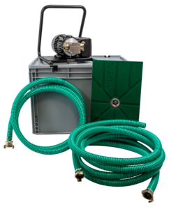 ZUWA Flachsaugset Kompakt mit UNISTAR 2000-B Impellerpumpe mit Motor, Kabel und Stecker -Art. 110151