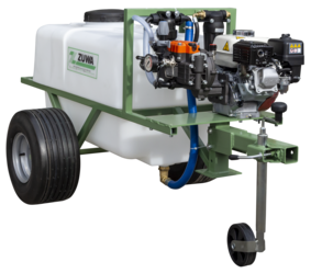 ZUWA Anhängerspritze EAS 200br m. Pumpe MP 30, 4-takt-Motor Honda, m. Breitreifen -Art. 132469H