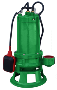 ZUWA VORTEX 100-CS, 2850 min-1, 230 V Schmutzwassertauchpumpe m.Schwimmer u.Schneidwerk -Art. 165015