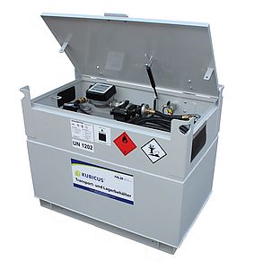 ZUWA KUBICUS 350 für Diesel, Heizöl und Benzin Kraftstoffcontainer doppelwandig -Art. 12082103DW