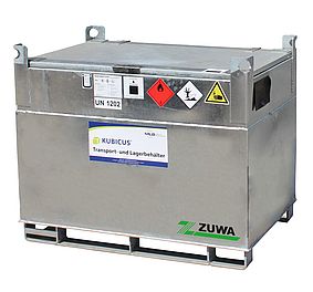 ZUWA KUBICUS 500 für Diesel, Heizöl und Benzin Kraftstoffcontainer doppelwandig -Art. 12082105