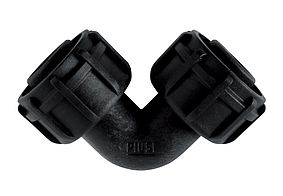 ZUWA Anschlusskupplung 1" iG x 1" iG Kunststoff Winkelform 90 ° für Harnstoff (AUS 32, AdBlue) -Art. P16433