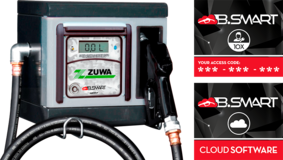 ZUWA Kleintankstelle CUBE 70, 230 V, B.Smart 10 für Diesel, incl. 10 Fahrerlizenzen und Software -Art. P59800