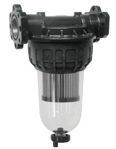 ZUWA Filter für Diesel und Öle; durchsichtig 125 µm, mit Ablassventil -Art. P611B60